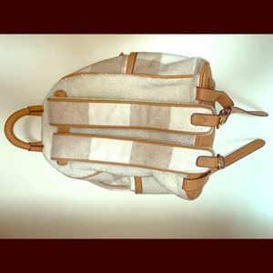 Sherpa Faux Leather Backpack, book bag Adam Lippes